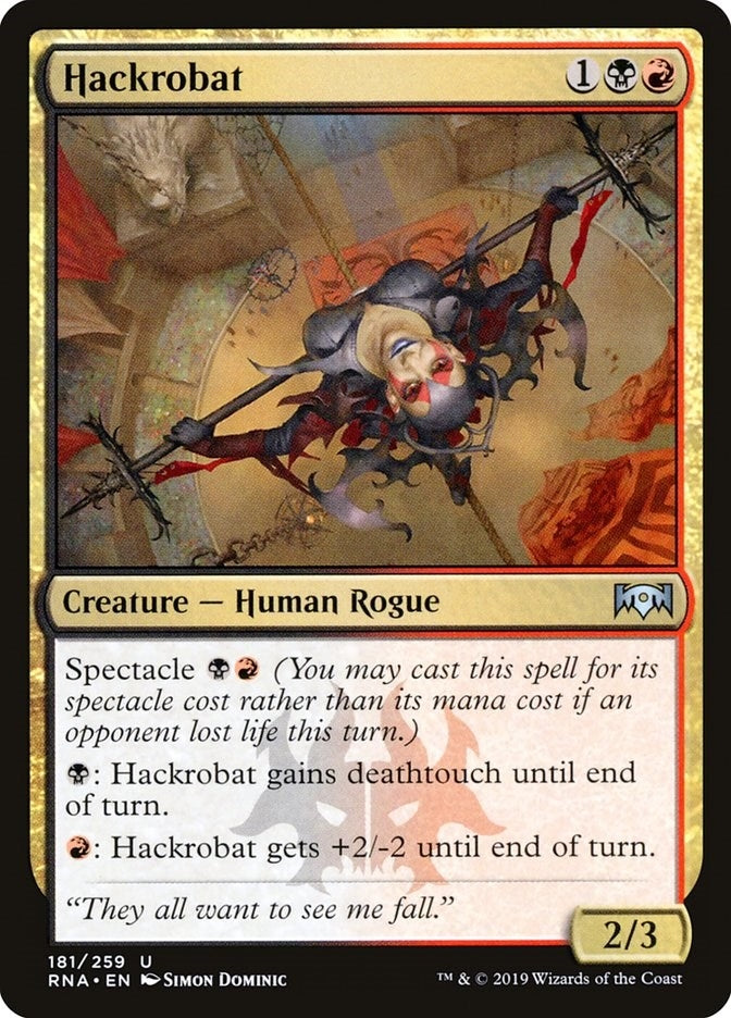 Image for Hackrobat (181) (RNA) - Magic: The Gathering