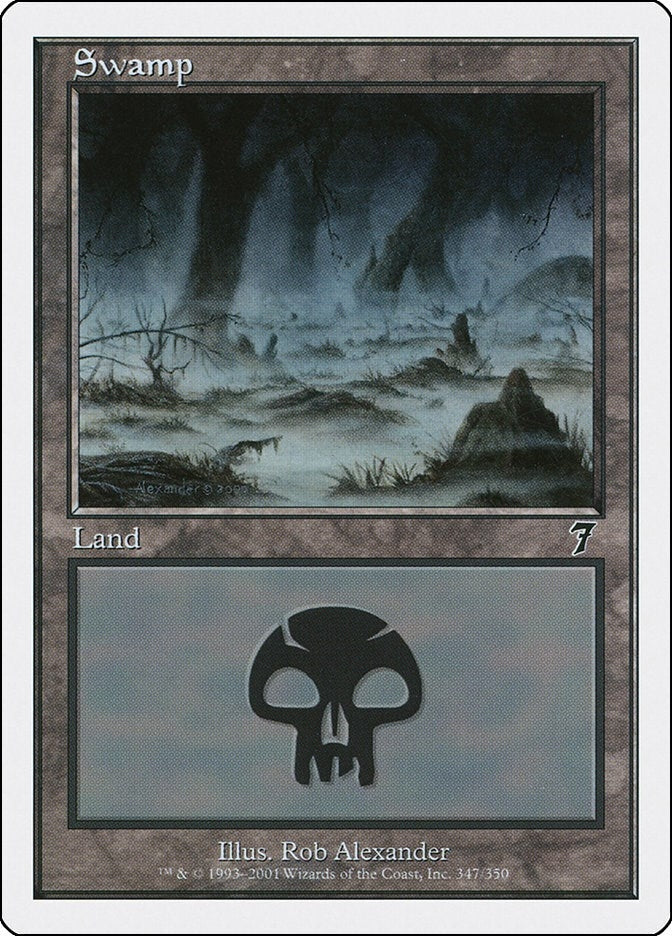 Image for Swamp (347) (347) (7ED) - Magic: The Gathering