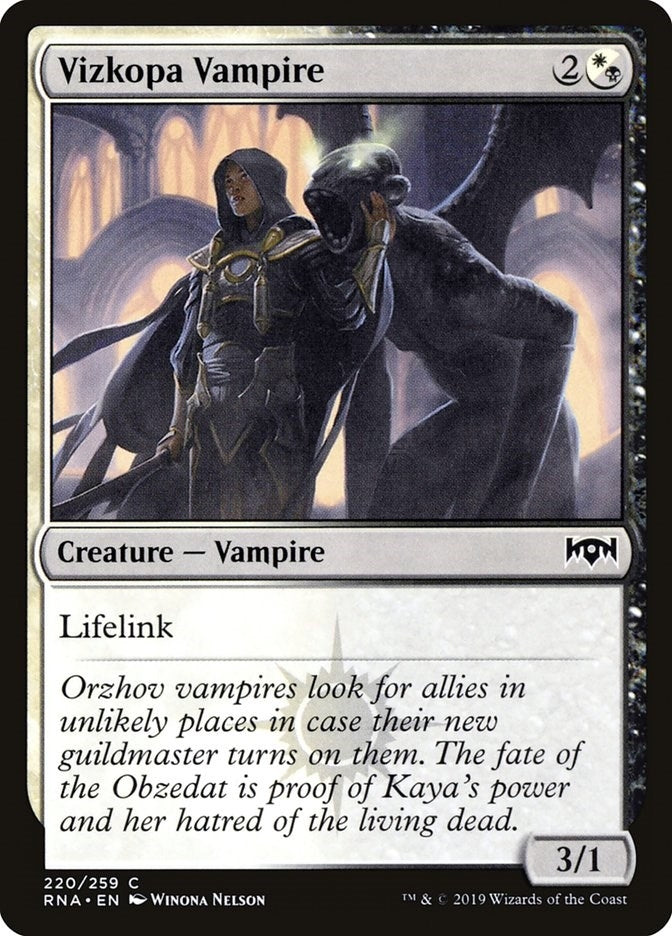 Image for Vizkopa Vampire (220) (RNA) - Magic: The Gathering