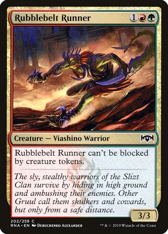 Image for Rubblebelt Runner (202) (RNA) - Magic: The Gathering