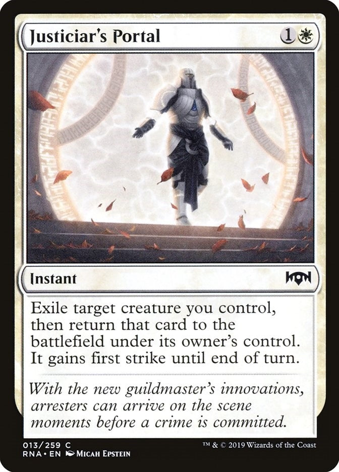 Image for Justiciar's Portal (13) (RNA) - Magic: The Gathering