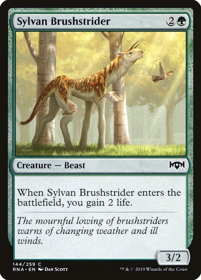 Image for Sylvan Brushstrider (144) (RNA) - Magic: The Gathering