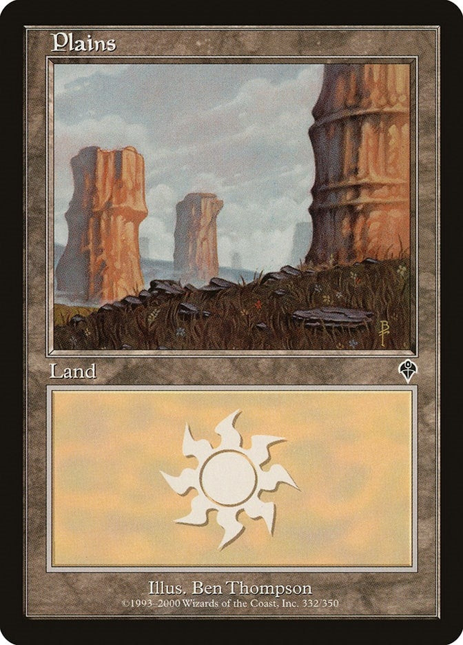 Image for Plains (332) (332) (INV) - Magic: The Gathering