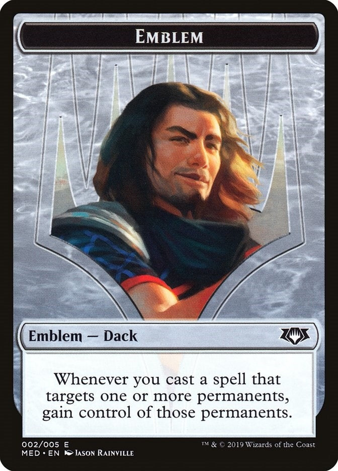 Image for Emblem - Dack Fayden (2) (MED2) - Magic: The Gathering