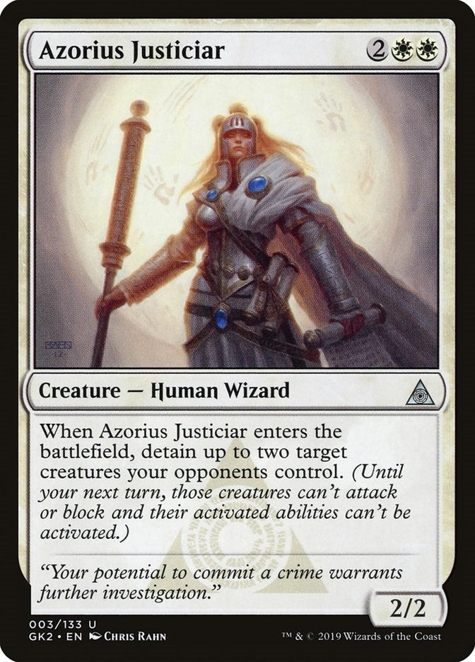 Image for Azorius Justiciar (3) (GK2) - Magic: The Gathering