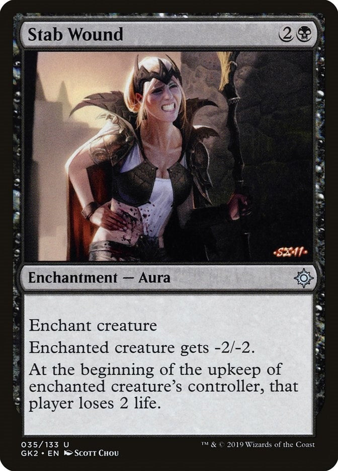 Image for Stab Wound (35) (GK2) - Magic: The Gathering