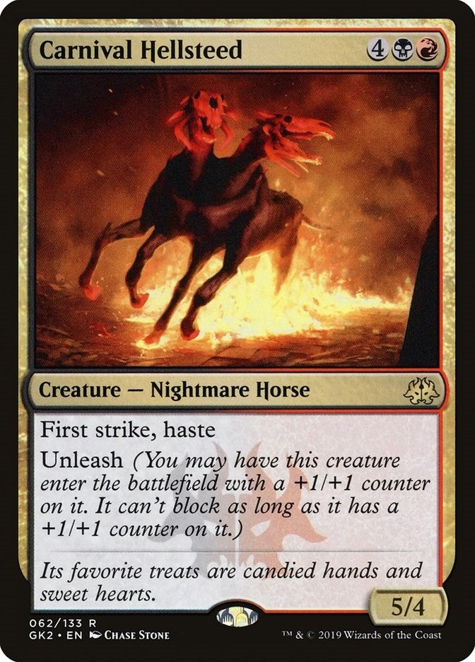 Image for Carnival Hellsteed (62) (GK2) - Magic: The Gathering