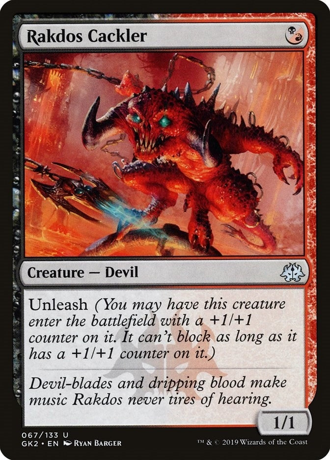 Image for Rakdos Cackler (67) (GK2) - Magic: The Gathering