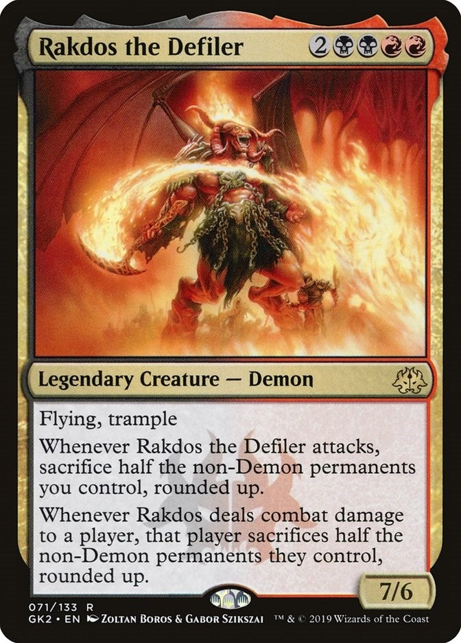 Image for Rakdos the Defiler (71) (GK2) - Magic: The Gathering