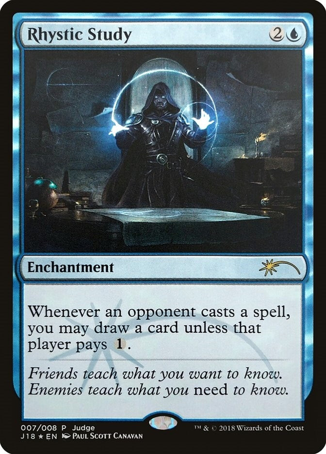 Image for Rhystic Study (7) (JDG) - Magic: The Gathering