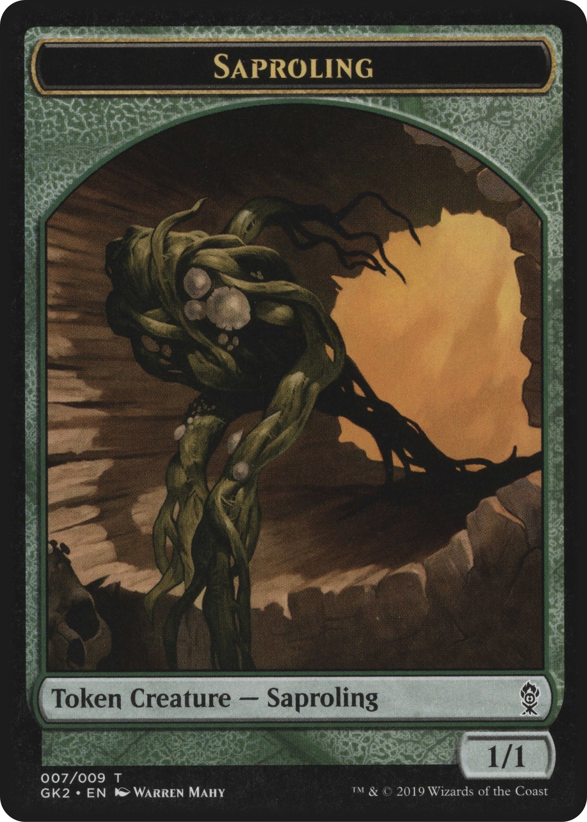 Image for Saproling // Wurm Double-Sided Token (7 // 8) (GK2) - Magic: The Gathering