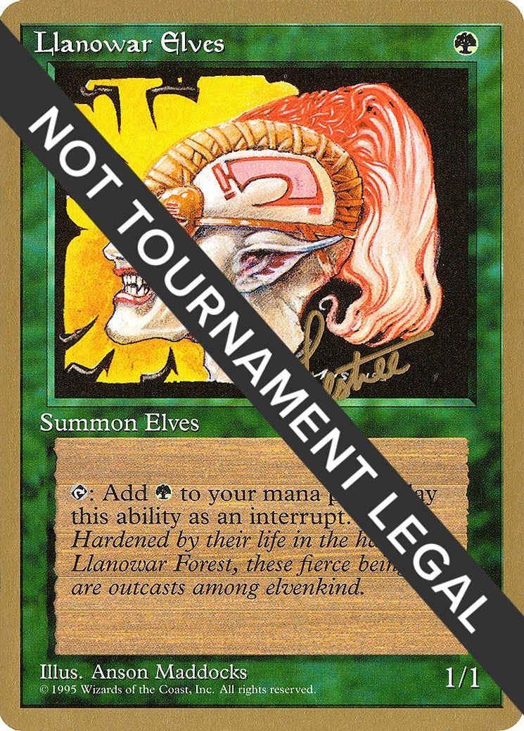 Image for Llanowar Elves - 1996 Bertrand Lestree (4ED) (WCD) - Magic: The Gathering