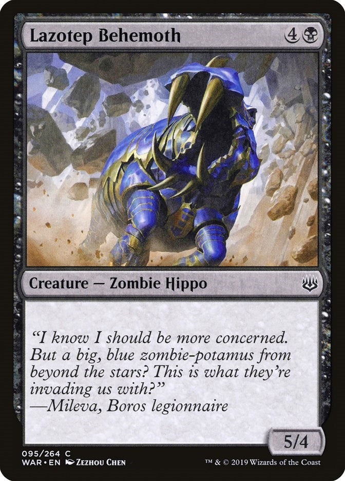 Image for Lazotep Behemoth (95) (WAR) - Magic: The Gathering