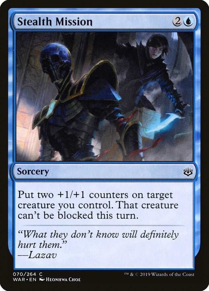 Image for Stealth Mission (70) (WAR) - Magic: The Gathering