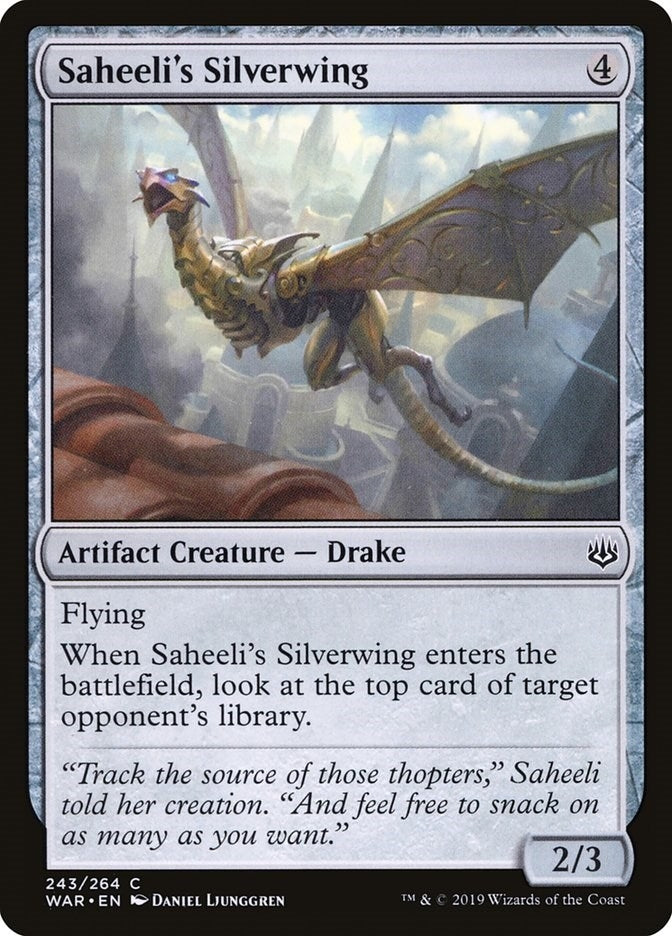 Image for Saheeli's Silverwing (243) (WAR) - Magic: The Gathering