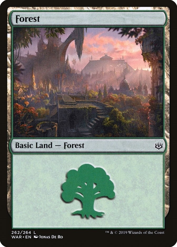 Image for Forest (262) (262) (WAR) - Magic: The Gathering