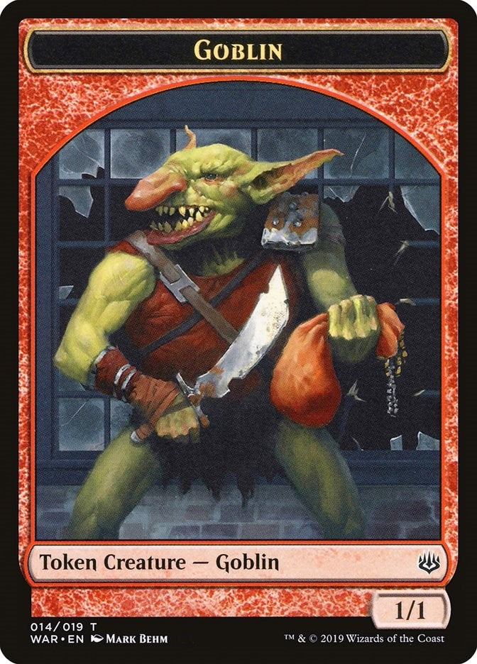 Image for Goblin Token (14) (WAR) - Magic: The Gathering