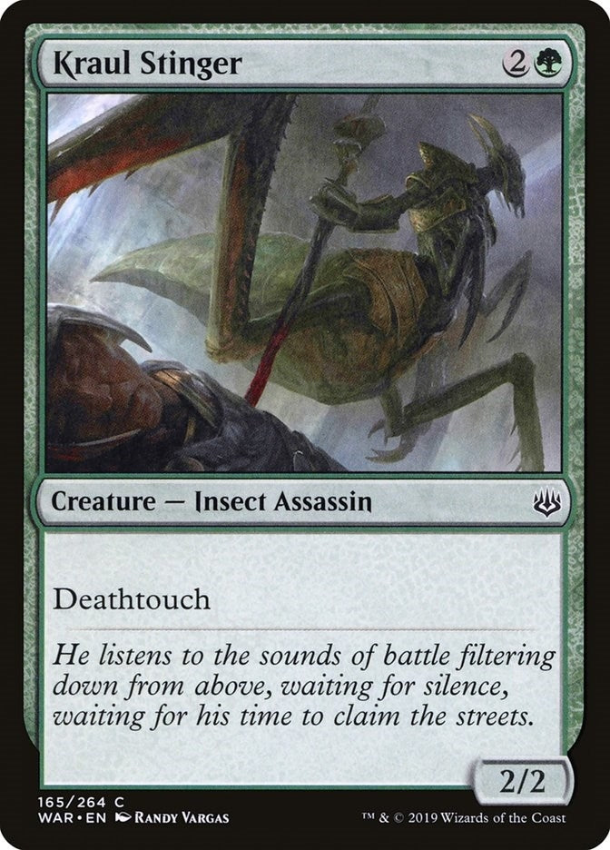 Image for Kraul Stinger (165) (WAR) - Magic: The Gathering