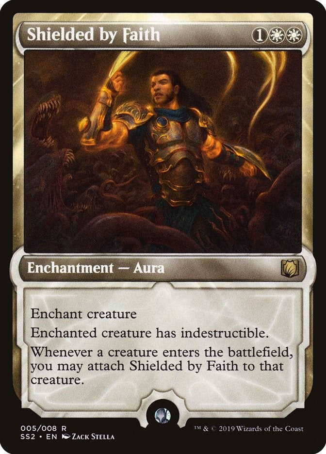 Image for Shielded by Faith (5) (SS2) - Magic: The Gathering
