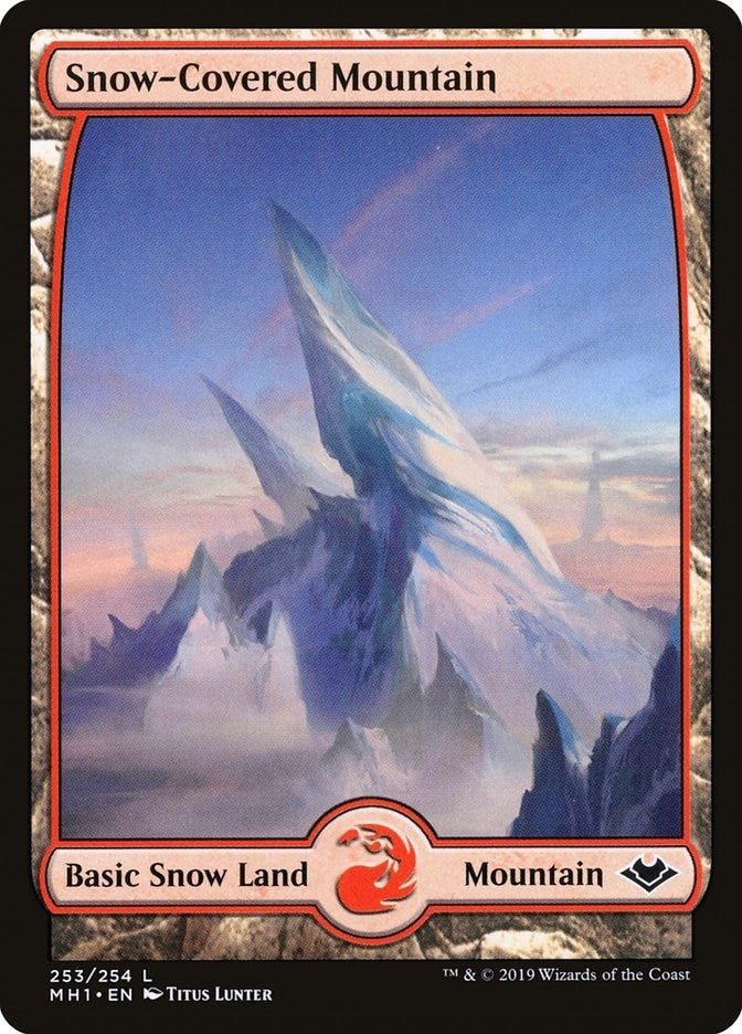 Image for Snow-Covered Mountain (253) (MH1) - Magic: The Gathering