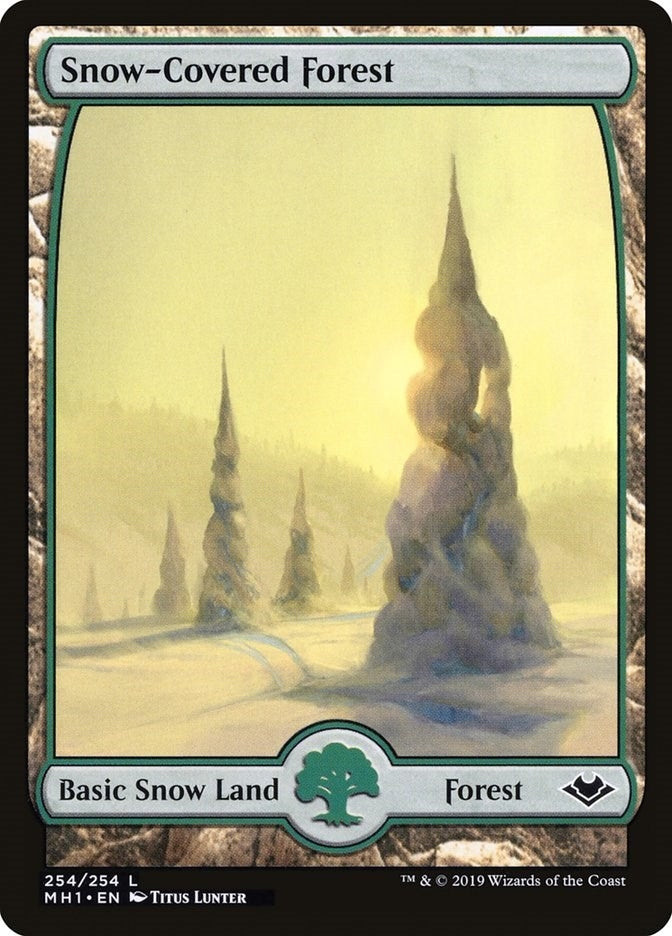 Image for Snow-Covered Forest (254) (MH1) - Magic: The Gathering
