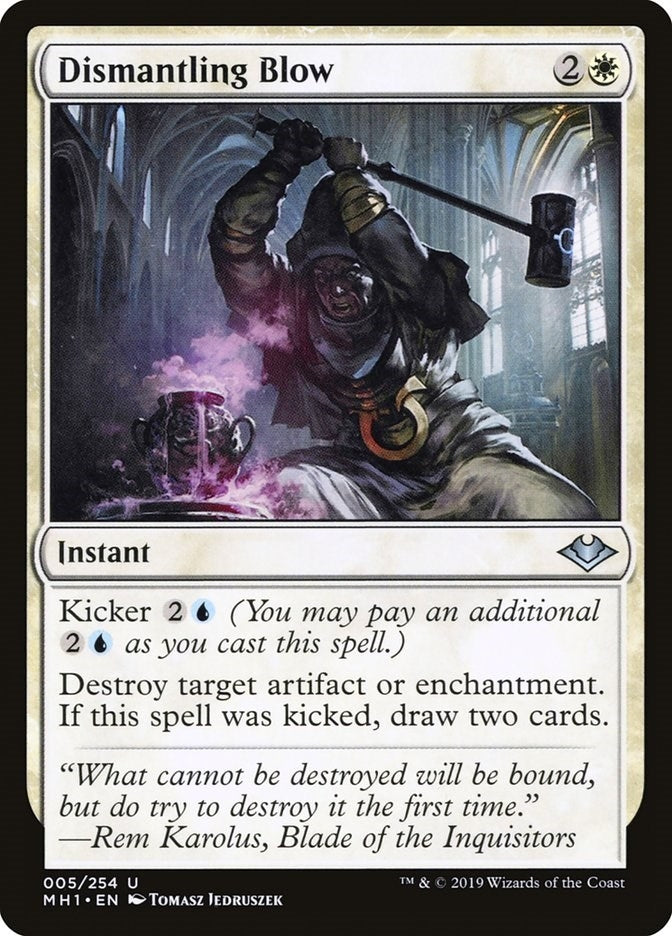 Image for Dismantling Blow (5) (MH1) - Magic: The Gathering