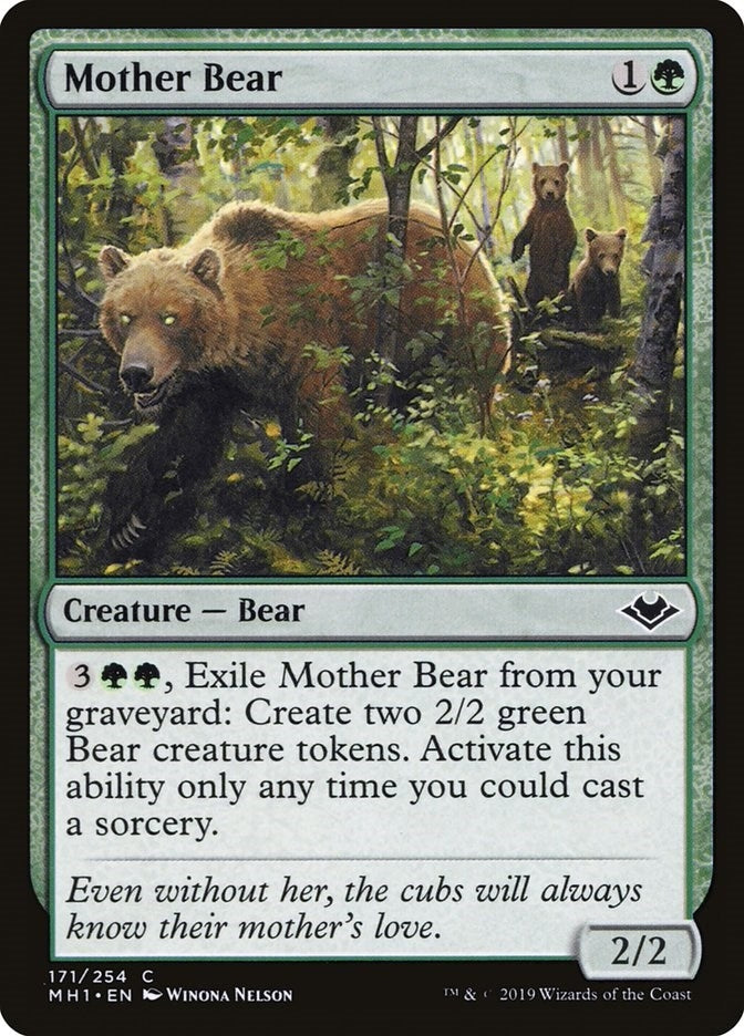 Image for Mother Bear (171) (MH1) - Magic: The Gathering
