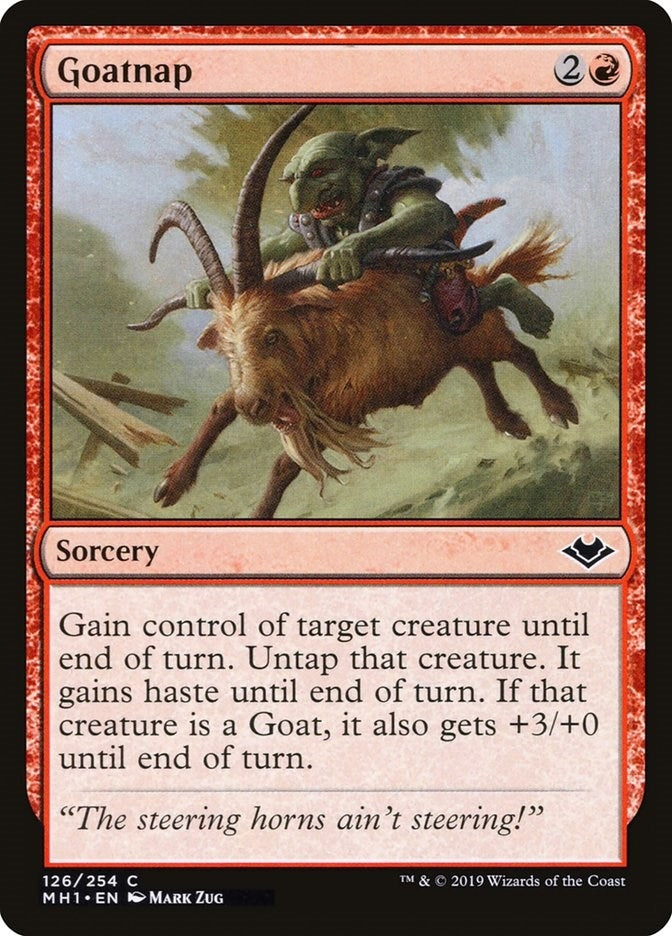 Image for Goatnap (126) (MH1) - Magic: The Gathering