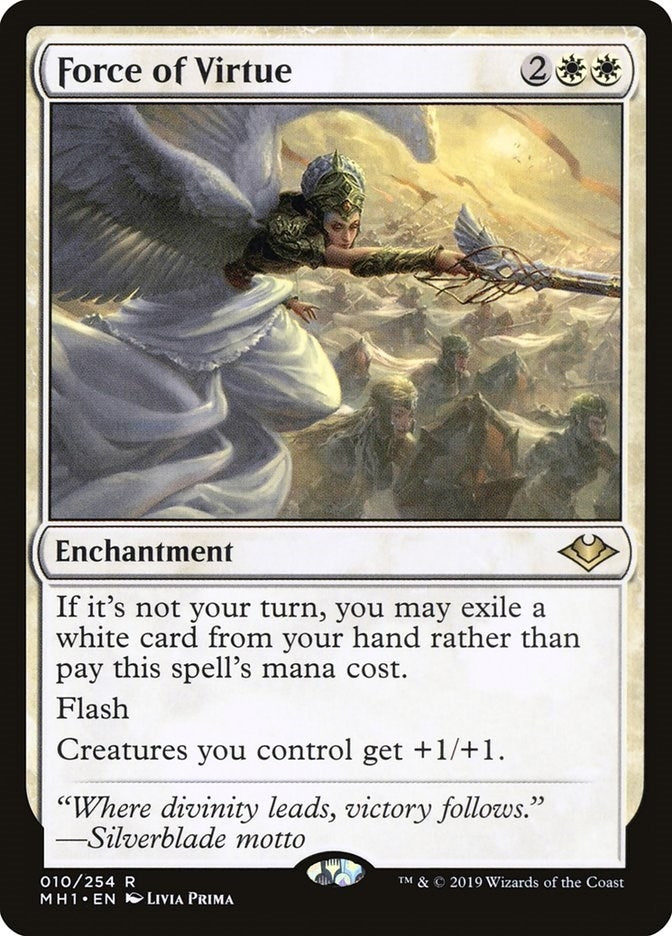Image for Force of Virtue (10) (MH1) - Magic: The Gathering