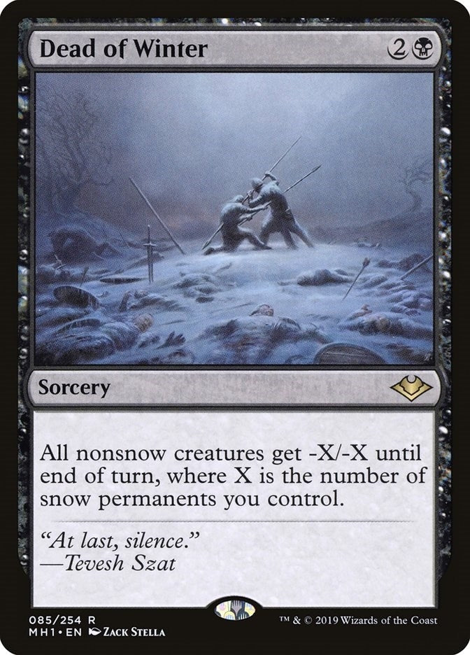 Image for Dead of Winter (85) (MH1) - Magic: The Gathering
