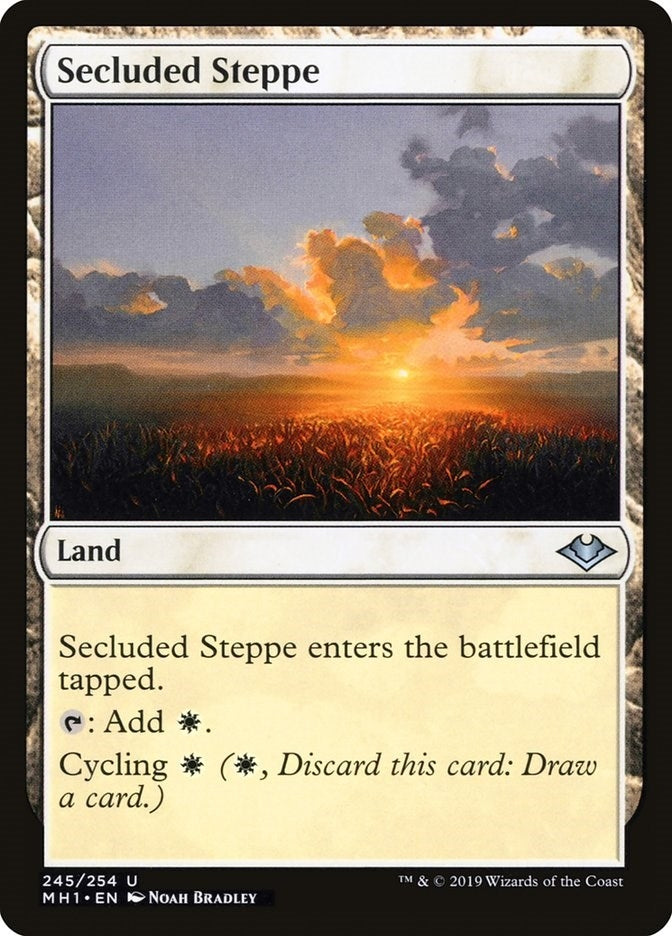 Image for Secluded Steppe (245) (MH1) - Magic: The Gathering