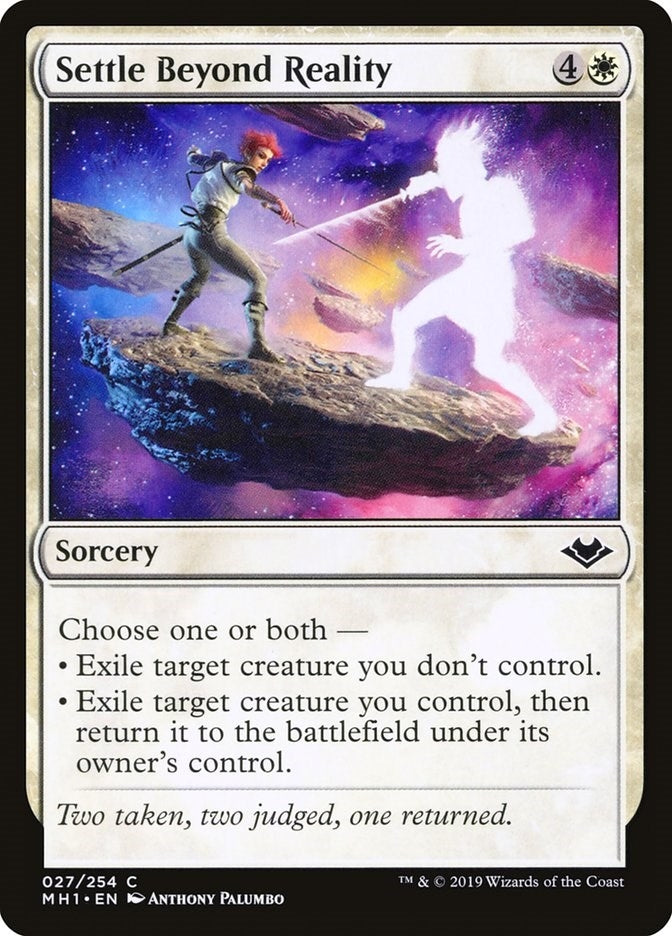 Image for Settle Beyond Reality (27) (MH1) - Magic: The Gathering