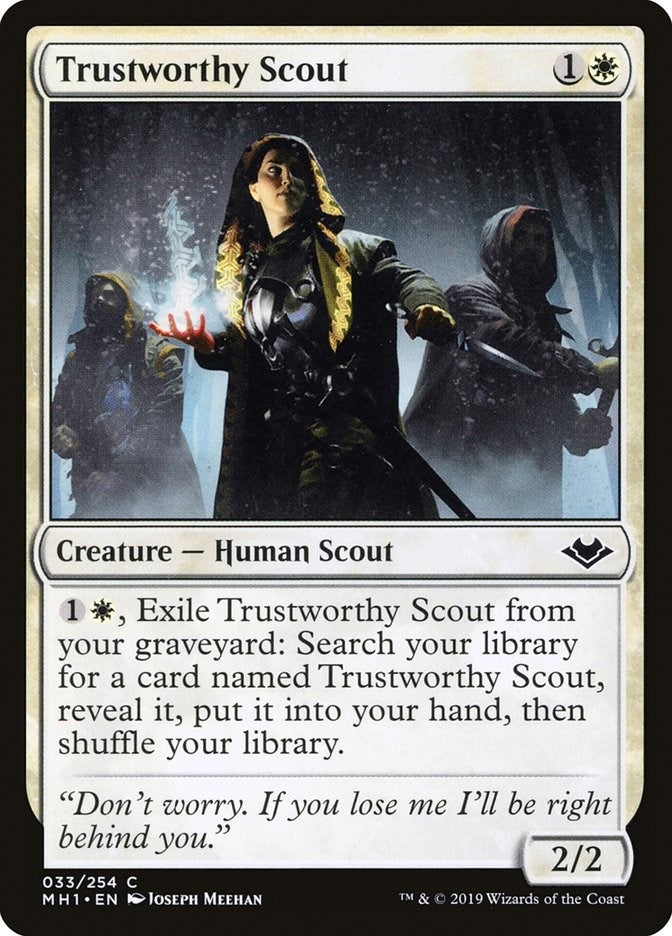 Image for Trustworthy Scout (33) (MH1) - Magic: The Gathering