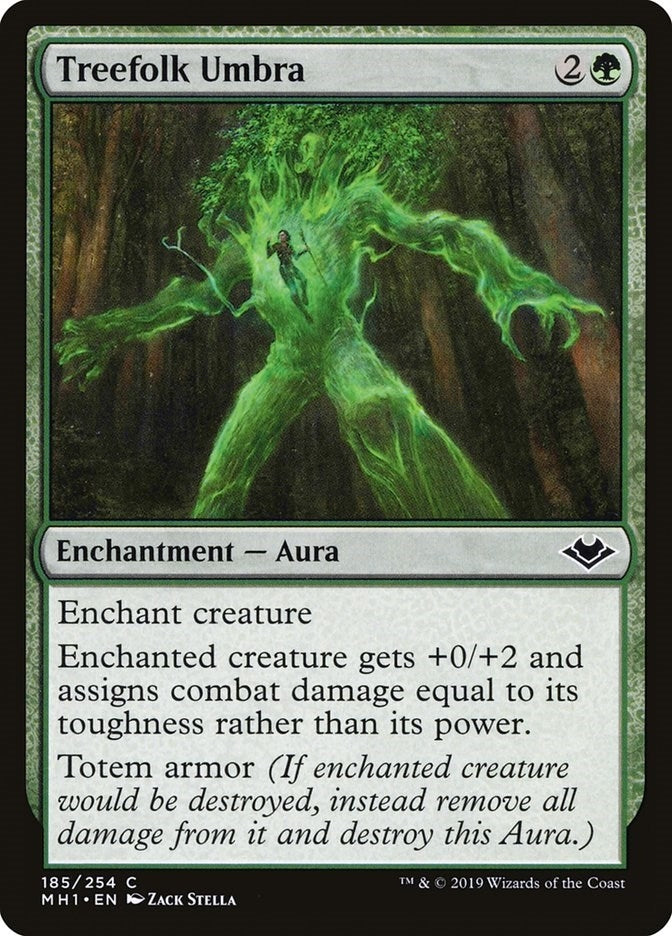 Image for Treefolk Umbra (185) (MH1) - Magic: The Gathering