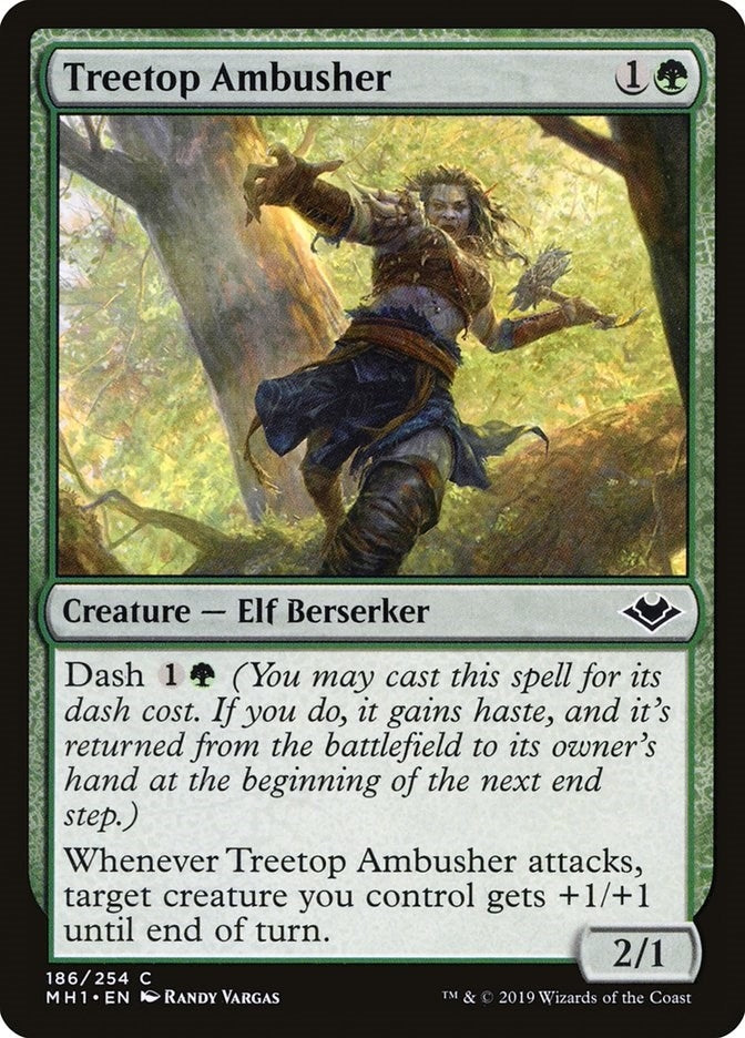 Image for Treetop Ambusher (186) (MH1) - Magic: The Gathering