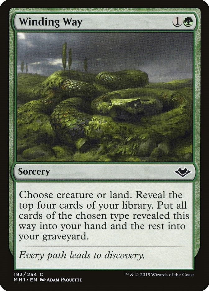 Image for Winding Way (193) (MH1) - Magic: The Gathering