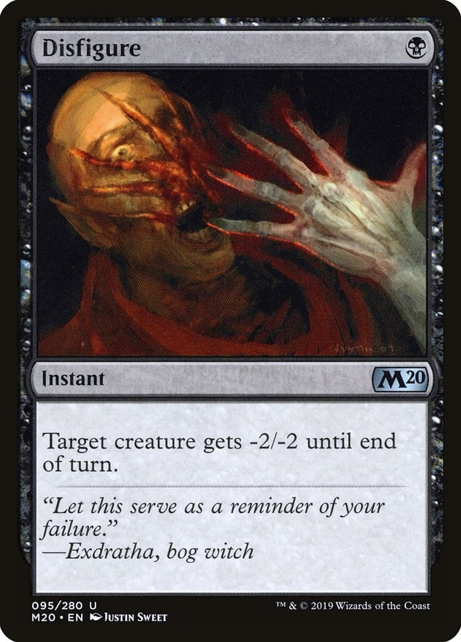 Image for Disfigure (95) (M20) - Magic: The Gathering