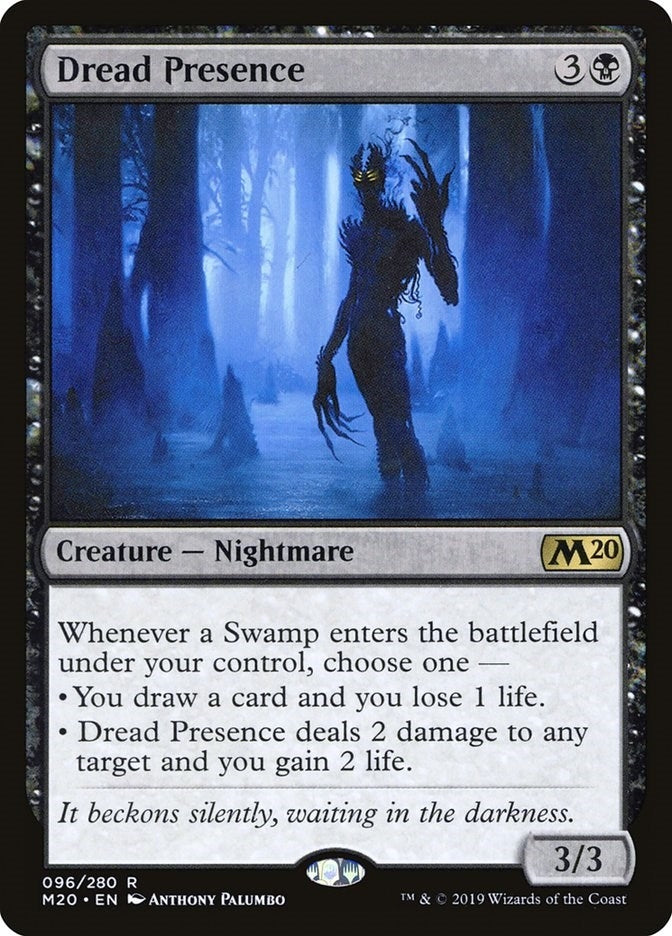 Image for Dread Presence (96) (M20) - Magic: The Gathering