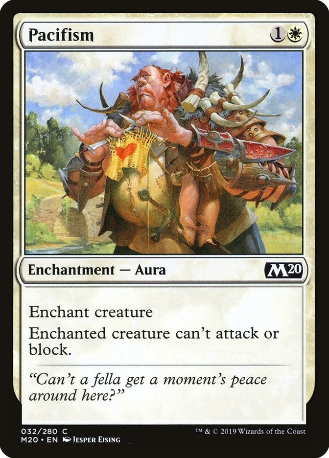 Image for Pacifism (32) (M20) - Magic: The Gathering