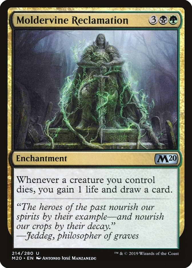 Image for Moldervine Reclamation (214) (M20) - Magic: The Gathering