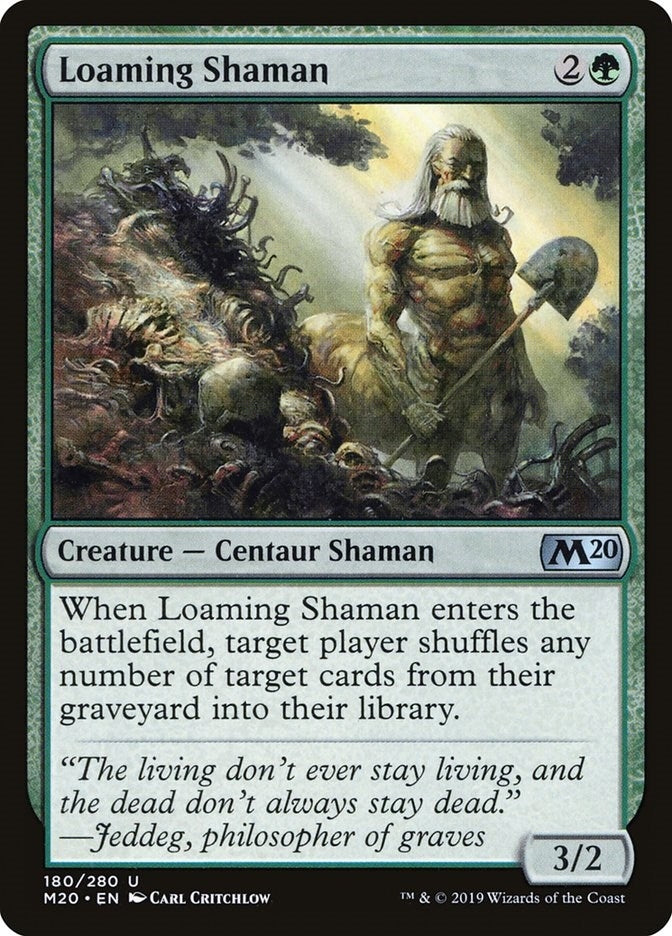 Image for Loaming Shaman (180) (M20) - Magic: The Gathering