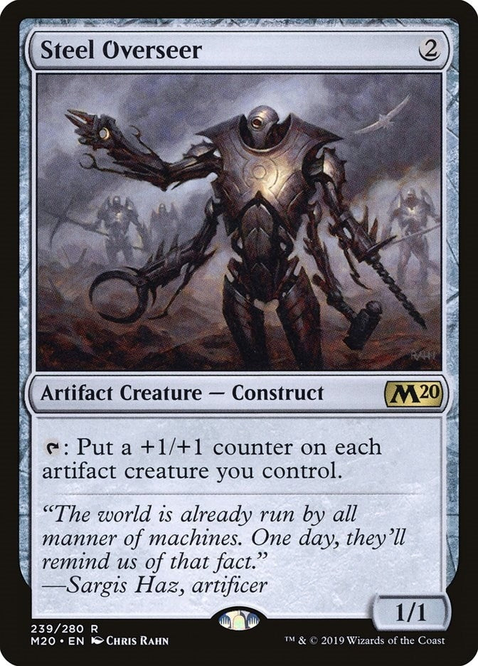 Image for Steel Overseer (239) (M20) - Magic: The Gathering