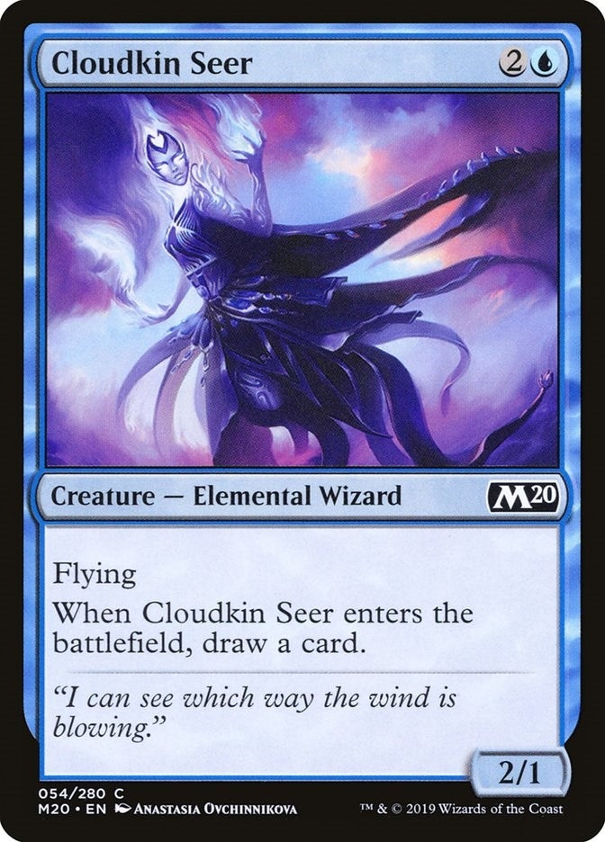 Image for Cloudkin Seer (54) (M20) - Magic: The Gathering
