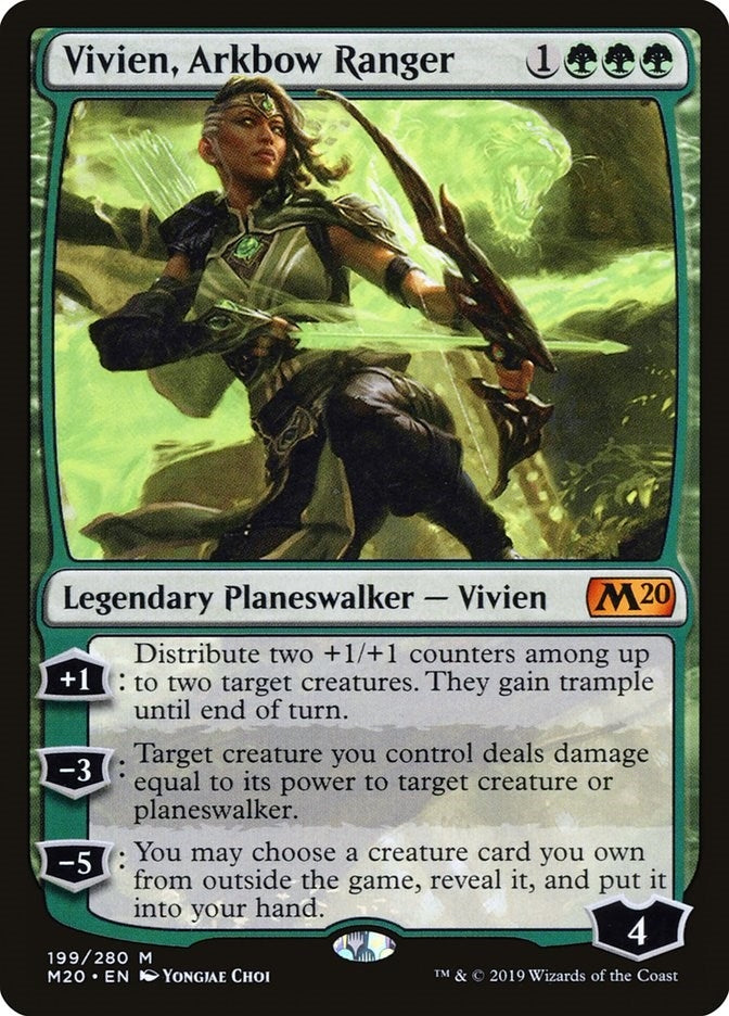 Image for Vivien, Arkbow Ranger (199) (M20) - Magic: The Gathering