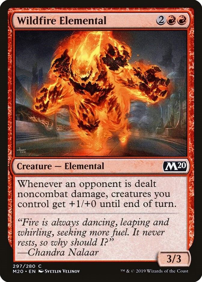 Image for Wildfire Elemental (297) (M20) - Magic: The Gathering