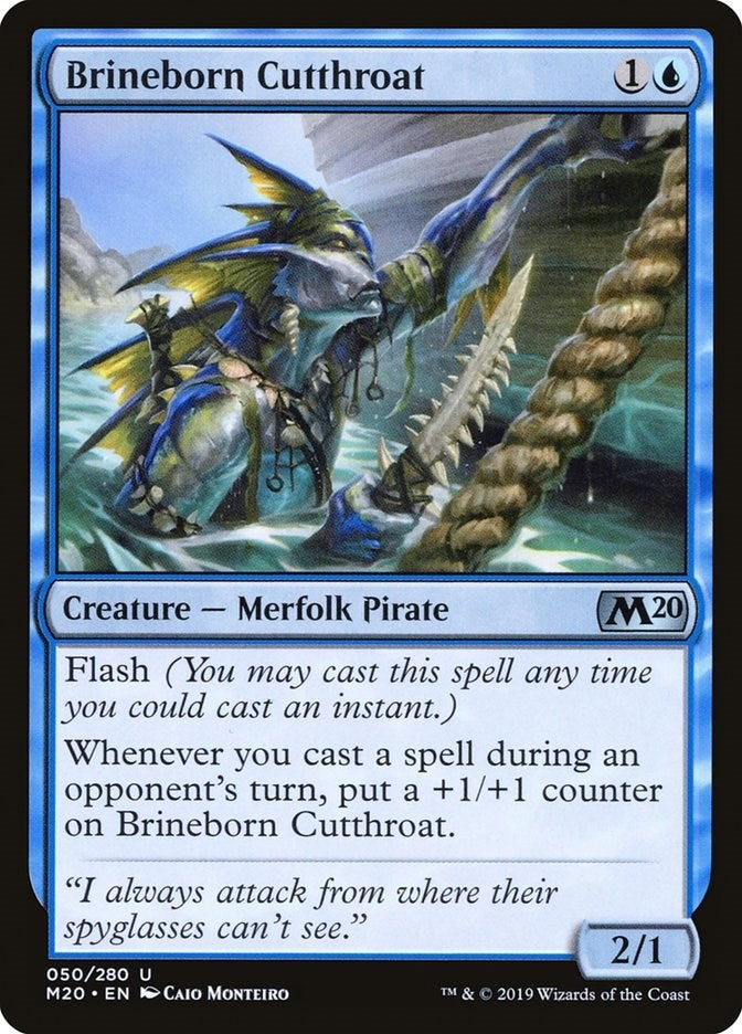 Image for Brineborn Cutthroat (50) (M20) - Magic: The Gathering