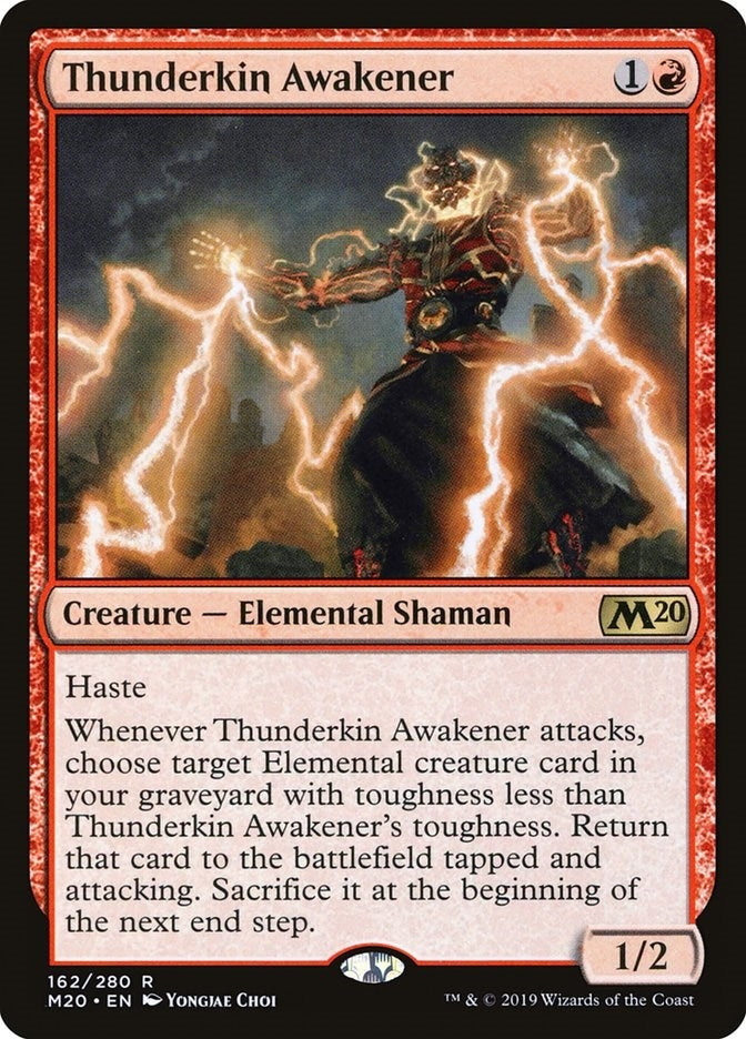 Image for Thunderkin Awakener (162) (M20) - Magic: The Gathering
