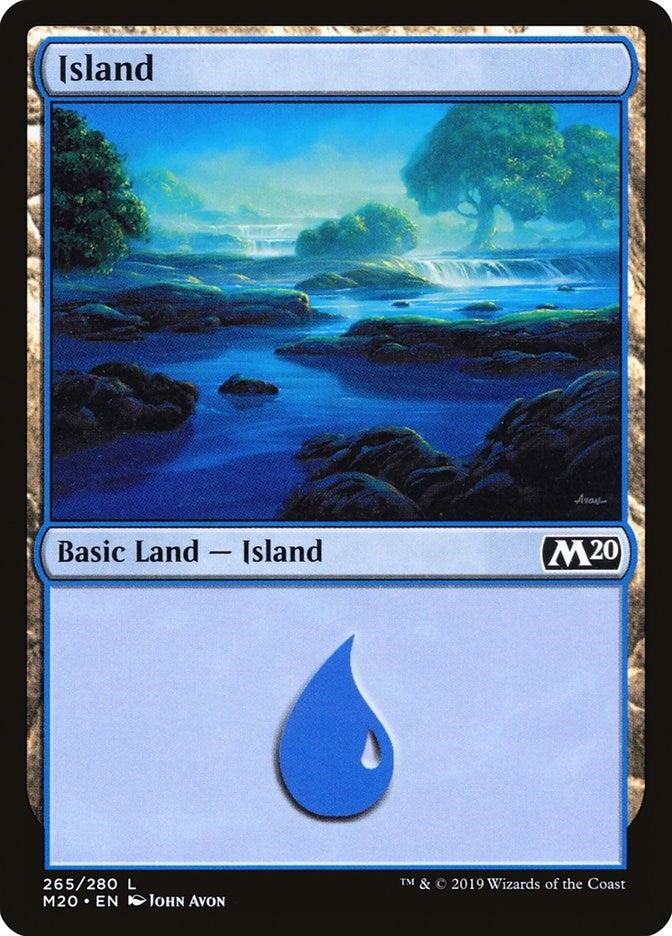 Image for Island (265) (M20) - Magic: The Gathering