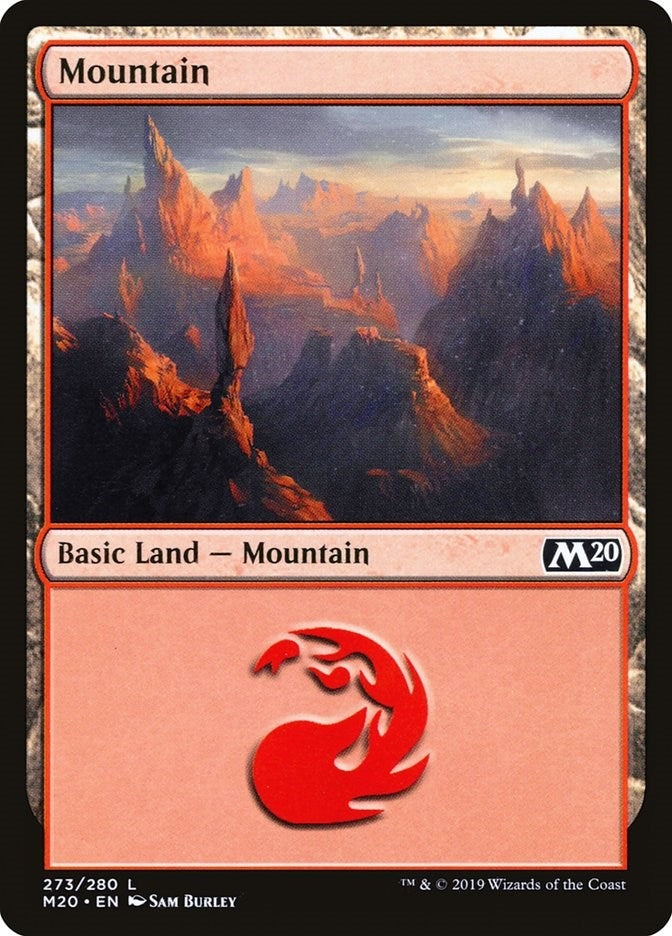 Image for Mountain (273) (M20) - Magic: The Gathering