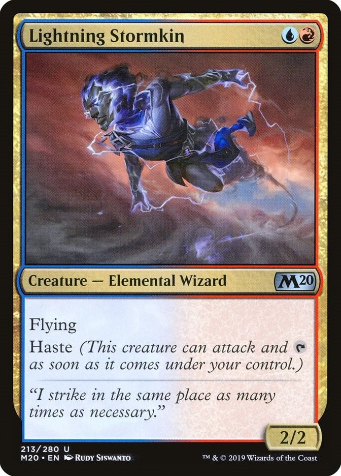 Image for Lightning Stormkin (213) (M20) - Magic: The Gathering